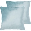 image:imageSAFAVIEH Home Collection Davina Aqua Viscose 18inch Square Set of 2 with Insert Pillow 18 x 18Aqua