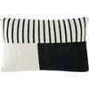image:imageSAFAVIEH Home Collection Drew Modern IvoryBlack 12 x 20inch Decorative Accent Throw Pillow with Insert