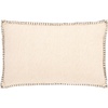 image:imageSAFAVIEH Home Collection Rhea CreamBlack 12 x 20inch Decorative Accent Throw Pillow with InsertCreamBlack