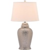 image:imageSAFAVIEH Lighting Collection Metallica Silver Ginger Jar 28inch Bedroom Living Room Home Office Desk Nightstand Table Lamp Set of 2 LED Bulbs IncludedSilver
