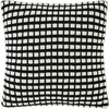 image:imageSAFAVIEH Shay 18x18 Pillow BlackIvory