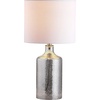 image:imageSafavieh Lighting Collection Danaris Silver Ivory 19inch Bedroom Living Room Home Office Desk Nightstand Table Lamp LED Bulb Included