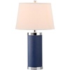 image:imageSafavieh Lighting Collection Leather Column Navy Table Lamp Set of 2Navy  Set of 2