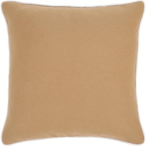 image:imageSAFAVIEH Alaia Pillow IvoryBrownCamelIvory