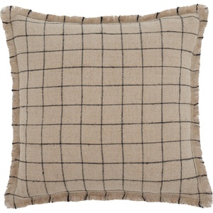 image:imageSAFAVIEH Alita 20x20 Pillow NaturalBlack