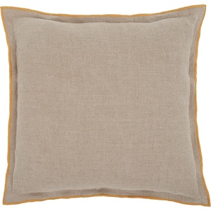 image:imageSAFAVIEH Amal 20x20 Pillow NaturalMustard