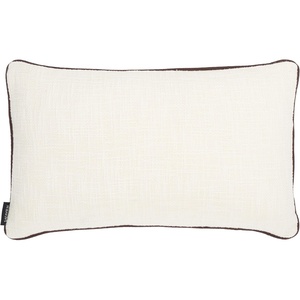 image:imageSAFAVIEH DANI 18 X 18 RustBrown Cotton Throw PillowIvoryBrown