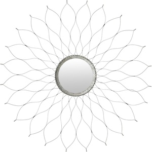 image:imageSAFAVIEH Home Collection Antique Flower MirrorSilver