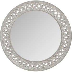 image:imageSAFAVIEH Home Collection Braided Chain Mirror GoldGrey