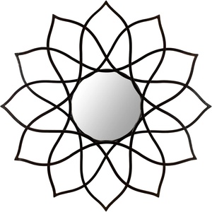 image:imageSAFAVIEH Home Collection Flower Power Mirror Coffee Bronze