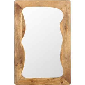 image:imageSAFAVIEH Home Collection Melody Handmade Wood Frame Wall MirrorBeige