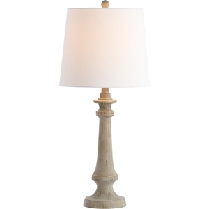 image:imageSAFAVIEH Lighting Collection Rhett Rustic Farmhouse Antique Brown 28inch Bedroom Living Room Home Office Desk Nightstand Table Lamp LED Bulb Included