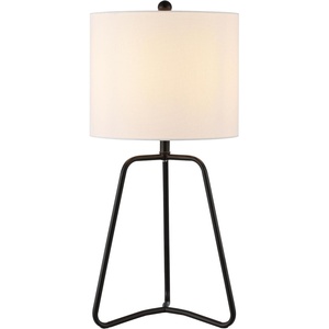 image:imageSAFAVIEH Lighting Collection Weyn Black 20inch Table Lamp LED Bulb Included