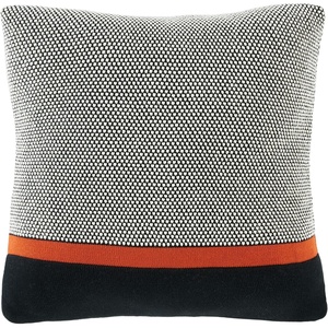 image:imageSAFAVIEH PIA 18x18 Pillow BlackRed