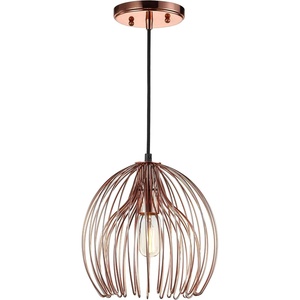 image:imageSAFAVIEH PND4029A Lighting Collection Deena Modern Adjustable 8425inch Drop Copper Pendant 1225 H