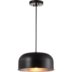 image:imageSAFAVIEH PND4039A Lighting Avner Adjustable Painted Grey LED Bulb Included Pendant