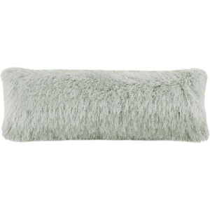 image:imageSAFAVIEH Pillow Collection Shag Modish 20 Throw Metallic BronzeGreen