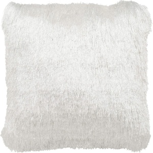 image:imageSAFAVIEH Soleil IndoorOutdoor Shag Throw Pillow BlueWhite