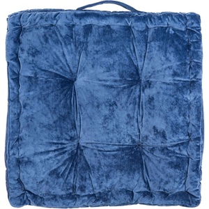 image:imageSafavieh Belia Glam 18inch Light Grey Velvet Square Floor PillowBlue