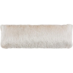 image:imageSafavieh Cali Shag Throw Pillow SilverIvory