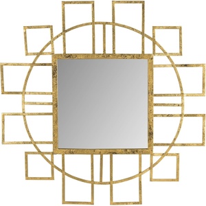 image:imageSafavieh Home Collection MatrixArt Deco 35 x 35inch Gold DecorativeMirror