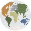 image:imageMartha Stewart x SAFAVIEH Area Rug Collection  5 Round Blue amp Green Handmade Wool Ideal for Living Room Bedroom Office Dining Space MSR3365MBlueGreen