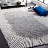 image:imageSAFAVIEH Abstract Collection Area Rug  5 x 8 Black amp Ivory Handmade Wool Ideal for High Traffic Areas in Living Room Bedroom ABT478ZBlackIvory
