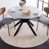 image:imageSAFAVIEH Abstract Collection Area Rug  5 x 8 Black amp Ivory Handmade Wool Ideal for High Traffic Areas in Living Room Bedroom ABT478ZNaturalIvory