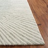 image:imageSAFAVIEH Abstract Collection Area Rug  5 x 8 Black amp Ivory Handmade Wool Ideal for High Traffic Areas in Living Room Bedroom ABT478ZSageIvory
