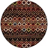 image:imageSAFAVIEH Amsterdam Collection Area Rug  9 x 12 Ivory amp Multi Moroccan Boho Design NonShedding amp Easy Care Ideal for High Traffic Areas in Living Room Bedroom AMS108KBlackMulti