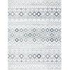 image:imageSAFAVIEH Amsterdam Collection Area Rug  9 x 12 Ivory amp Multi Moroccan Boho Design NonShedding amp Easy Care Ideal for High Traffic Areas in Living Room Bedroom AMS108KIvoryGrey