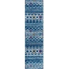 image:imageSAFAVIEH Amsterdam Collection Area Rug  9 x 12 Ivory amp Multi Moroccan Boho Design NonShedding amp Easy Care Ideal for High Traffic Areas in Living Room Bedroom AMS108KNavyTurquoise