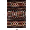 image:imageSAFAVIEH Amsterdam Collection Area Rug  9 x 12 Ivory amp Multi Moroccan Boho Design NonShedding amp Easy Care Ideal for High Traffic Areas in Living Room Bedroom AMS108KBlackMulti