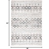 image:imageSAFAVIEH Amsterdam Collection Area Rug  9 x 12 Ivory amp Multi Moroccan Boho Design NonShedding amp Easy Care Ideal for High Traffic Areas in Living Room Bedroom AMS108KIvoryGrey
