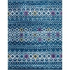 image:imageSAFAVIEH Amsterdam Collection Area Rug  9 x 12 Ivory amp Multi Moroccan Boho Design NonShedding amp Easy Care Ideal for High Traffic Areas in Living Room Bedroom AMS108KNavyTurquoise