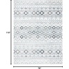 image:imageSAFAVIEH Amsterdam Collection Area Rug  9 x 12 Ivory amp Multi Moroccan Boho Design NonShedding amp Easy Care Ideal for High Traffic Areas in Living Room Bedroom AMS108KIvoryGrey