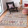 image:imageSAFAVIEH Amsterdam Collection Area Rug  9 x 12 Ivory amp Multi Moroccan Boho Design NonShedding amp Easy Care Ideal for High Traffic Areas in Living Room Bedroom AMS108KLight GreyMulti