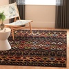 image:imageSAFAVIEH Amsterdam Collection Area Rug  9 x 12 Ivory amp Multi Moroccan Boho Design NonShedding amp Easy Care Ideal for High Traffic Areas in Living Room Bedroom AMS108KBlackMulti