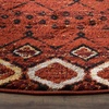 image:imageSAFAVIEH Amsterdam Collection Area Rug  9 x 12 Ivory amp Multi Moroccan Boho Design NonShedding amp Easy Care Ideal for High Traffic Areas in Living Room Bedroom AMS108KTerracottaMulti