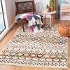 image:imageSAFAVIEH Amsterdam Collection Area Rug  9 x 12 Ivory amp Multi Moroccan Boho Design NonShedding amp Easy Care Ideal for High Traffic Areas in Living Room Bedroom AMS108KIvoryMulti