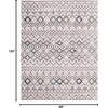 image:imageSAFAVIEH Amsterdam Collection Area Rug  9 x 12 Ivory amp Multi Moroccan Boho Design NonShedding amp Easy Care Ideal for High Traffic Areas in Living Room Bedroom AMS108KLight GreyBrown