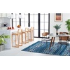 image:imageSAFAVIEH Amsterdam Collection Area Rug  9 x 12 Ivory amp Multi Moroccan Boho Design NonShedding amp Easy Care Ideal for High Traffic Areas in Living Room Bedroom AMS108KNavyTurquoise