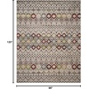 image:imageSAFAVIEH Amsterdam Collection Area Rug  9 x 12 Ivory amp Multi Moroccan Boho Design NonShedding amp Easy Care Ideal for High Traffic Areas in Living Room Bedroom AMS108KLight GreyMulti