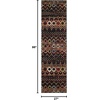 image:imageSAFAVIEH Amsterdam Collection Area Rug  9 x 12 Ivory amp Multi Moroccan Boho Design NonShedding amp Easy Care Ideal for High Traffic Areas in Living Room Bedroom AMS108KBlackMulti