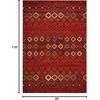 image:imageSAFAVIEH Amsterdam Collection Area Rug  9 x 12 Ivory amp Multi Moroccan Boho Design NonShedding amp Easy Care Ideal for High Traffic Areas in Living Room Bedroom AMS108KTerracottaMulti