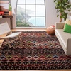image:imageSAFAVIEH Amsterdam Collection Area Rug  9 x 12 Ivory amp Multi Moroccan Boho Design NonShedding amp Easy Care Ideal for High Traffic Areas in Living Room Bedroom AMS108KBlackMulti