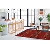 image:imageSAFAVIEH Amsterdam Collection Area Rug  9 x 12 Ivory amp Multi Moroccan Boho Design NonShedding amp Easy Care Ideal for High Traffic Areas in Living Room Bedroom AMS108KTerracottaMulti