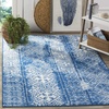 image:imageSAFAVIEH Area Rug 8x10  Adirondack Collection  Large  Dark Green amp Ivory Moroccan Boho Design NonShedding amp Easy Cleaning Ideal for Living Room Bedroom Office Dining Space ADR111YSilverBlue