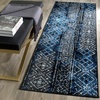 image:imageSAFAVIEH Area Rug 8x10  Adirondack Collection  Large  Dark Green amp Ivory Moroccan Boho Design NonShedding amp Easy Cleaning Ideal for Living Room Bedroom Office Dining Space ADR111YSilverBlue