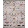 image:imageSAFAVIEH Area Rug 8x10  Adirondack Collection  Large  Navy amp Silver Moroccan Boho Tribal Design NonShedding amp Easy Cleaning Ideal for Living Room Bedroom Office Dining Space ADR208NLight GreyRed